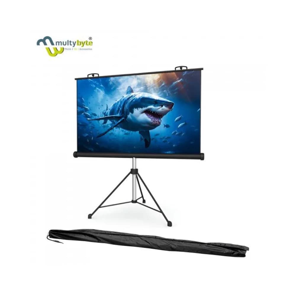 Multybyte Tripod Projection Screen 4X6 Ft