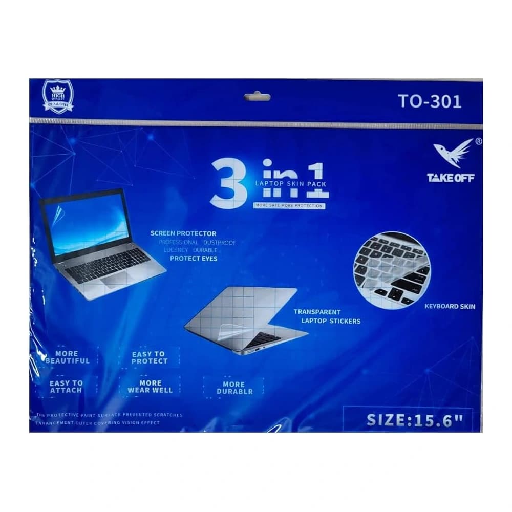 Laptop 3 In 1 Skin Pack 15.6 Inch (OEM)