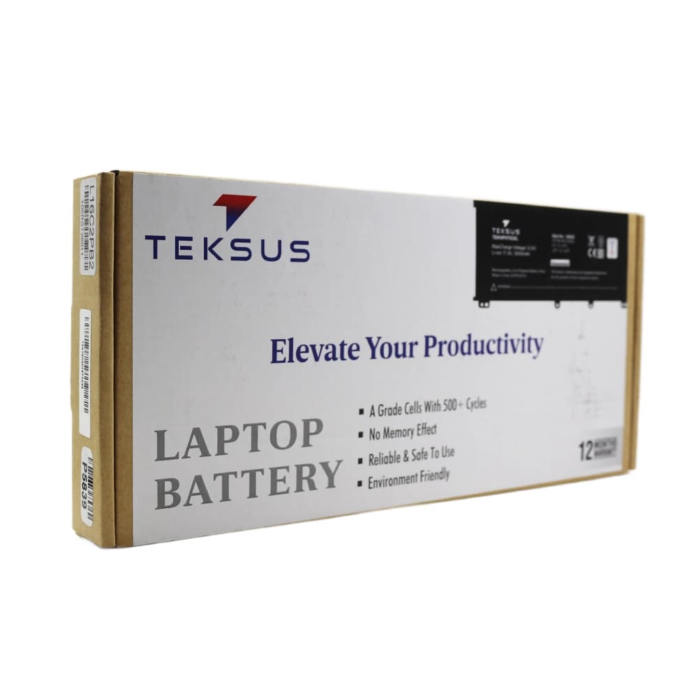 Teksus Laptop Battery Compatible For Lenovo Ideapad 320-15ISK | L16C2PB2 2C