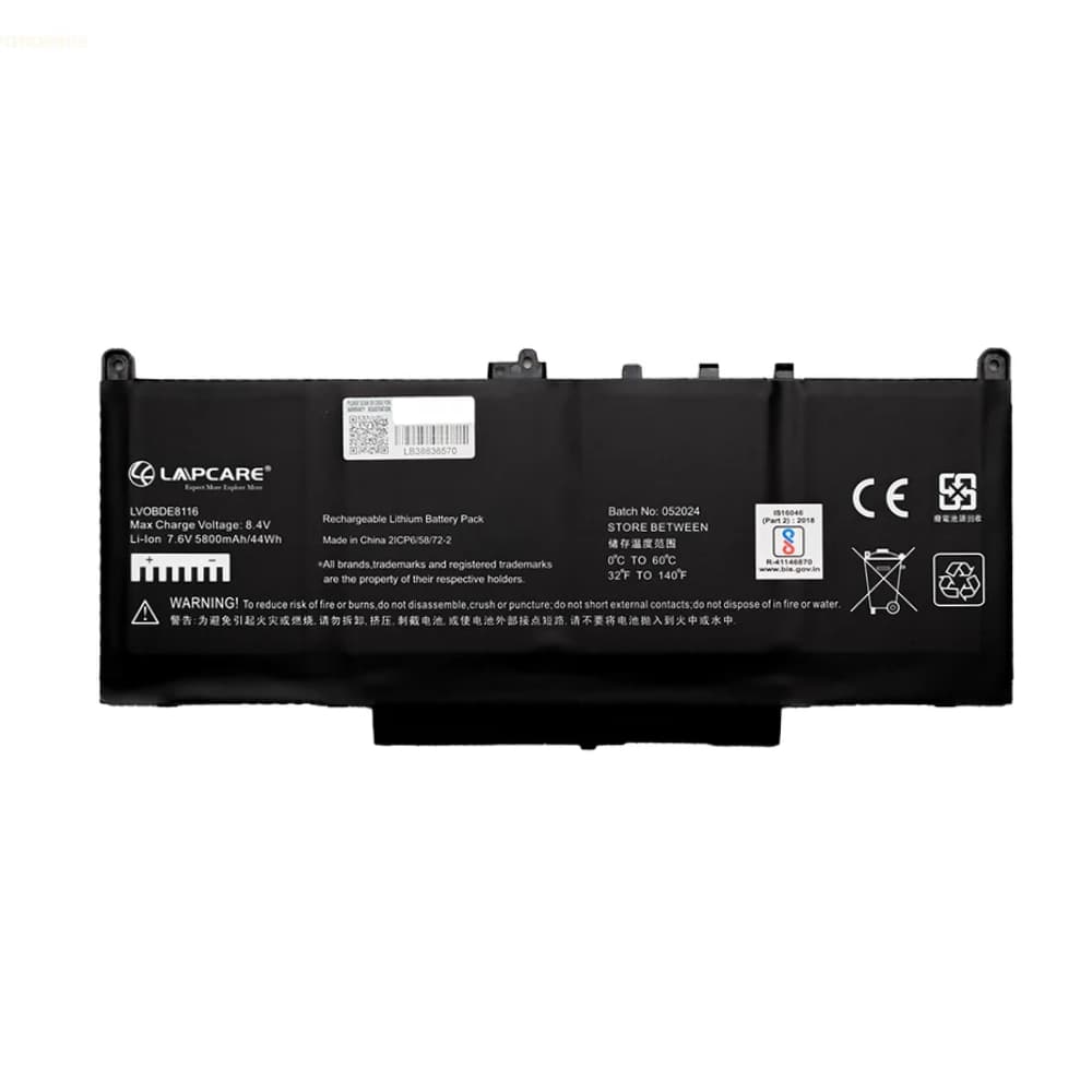 Lapcare Laptop Battery Compatible For Dell E7270 | E7470 | J60J5
