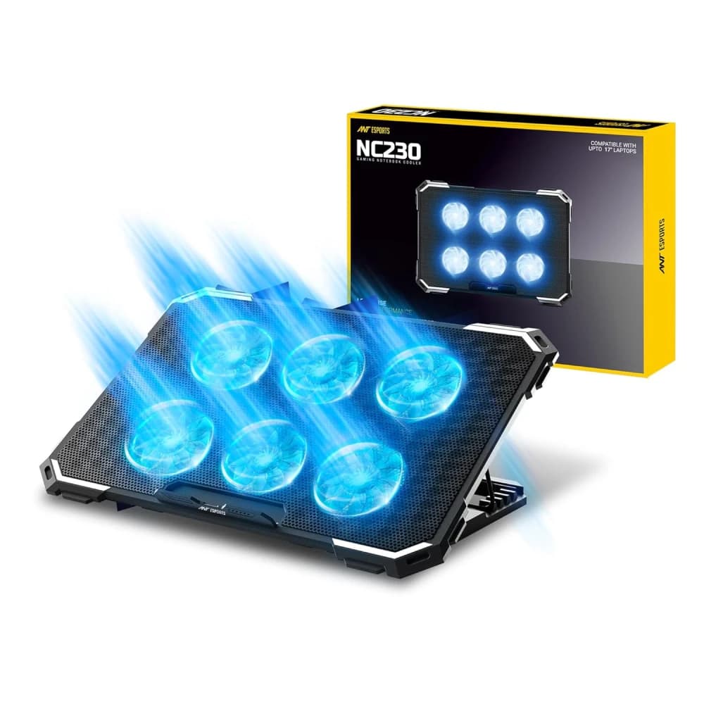 Ant Esports Gaming Laptop Cooling Pad For 10" – 17" Inch Laptop NC230
