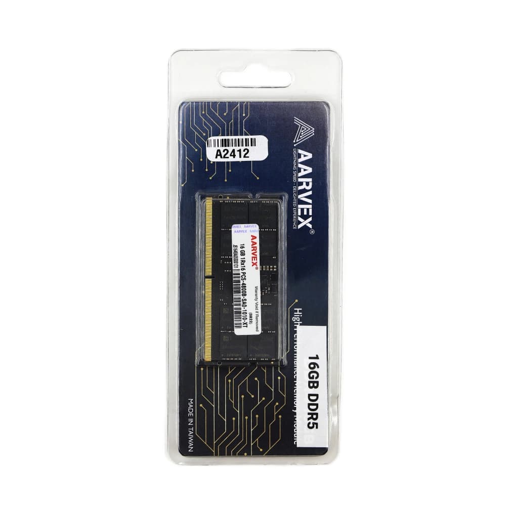 Aarvex Laptop Ram 16GB DDR5 4800Mhz