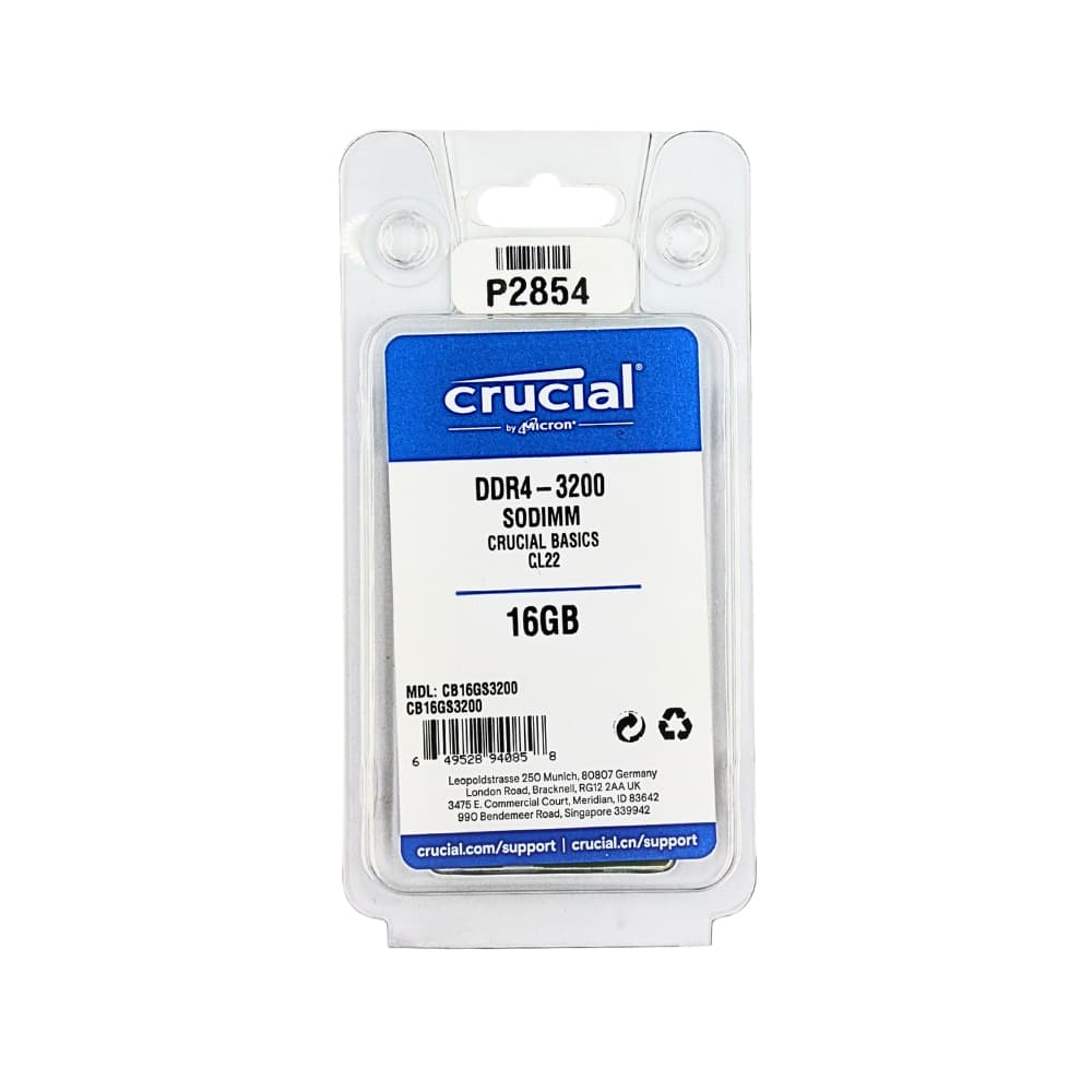 Crucial Laptop Ram 16GB DDR4 3200Mhz