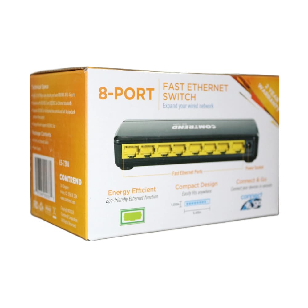 Comtrend Desktop LAN Switch 8 Port (ES-7208)