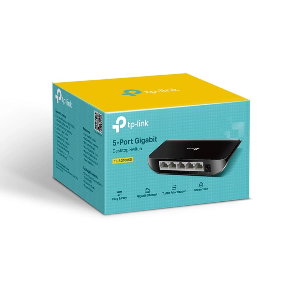 TP-Link Desktop LAN Switch 5 Port Gigabit TL-SG1005D
