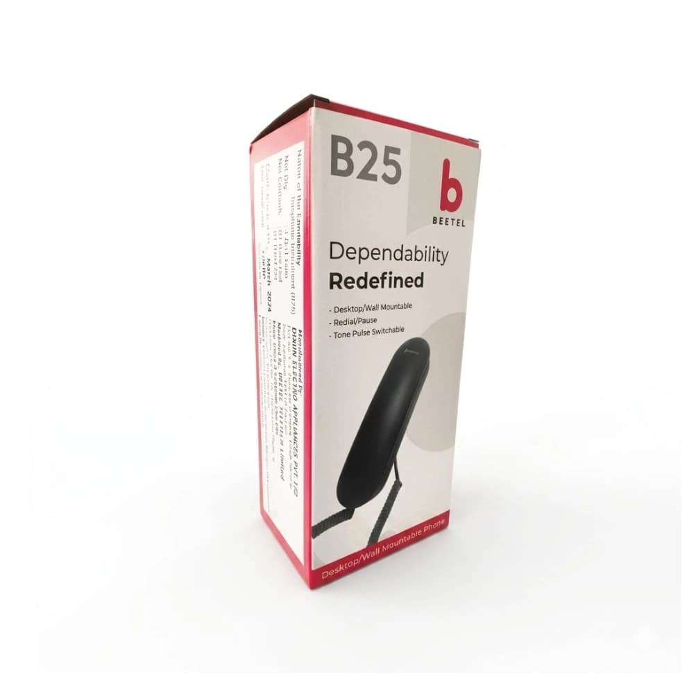 Beetel Wired Telephone Set (Warm Grey) B25