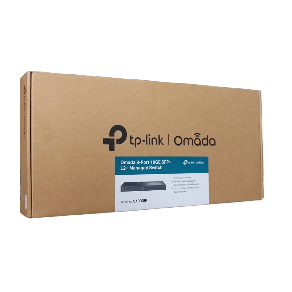 TP-Link Omada SX3008F | 8 Port 10G SFP+ Enterprise Level Switch | L2+ Smart Managed