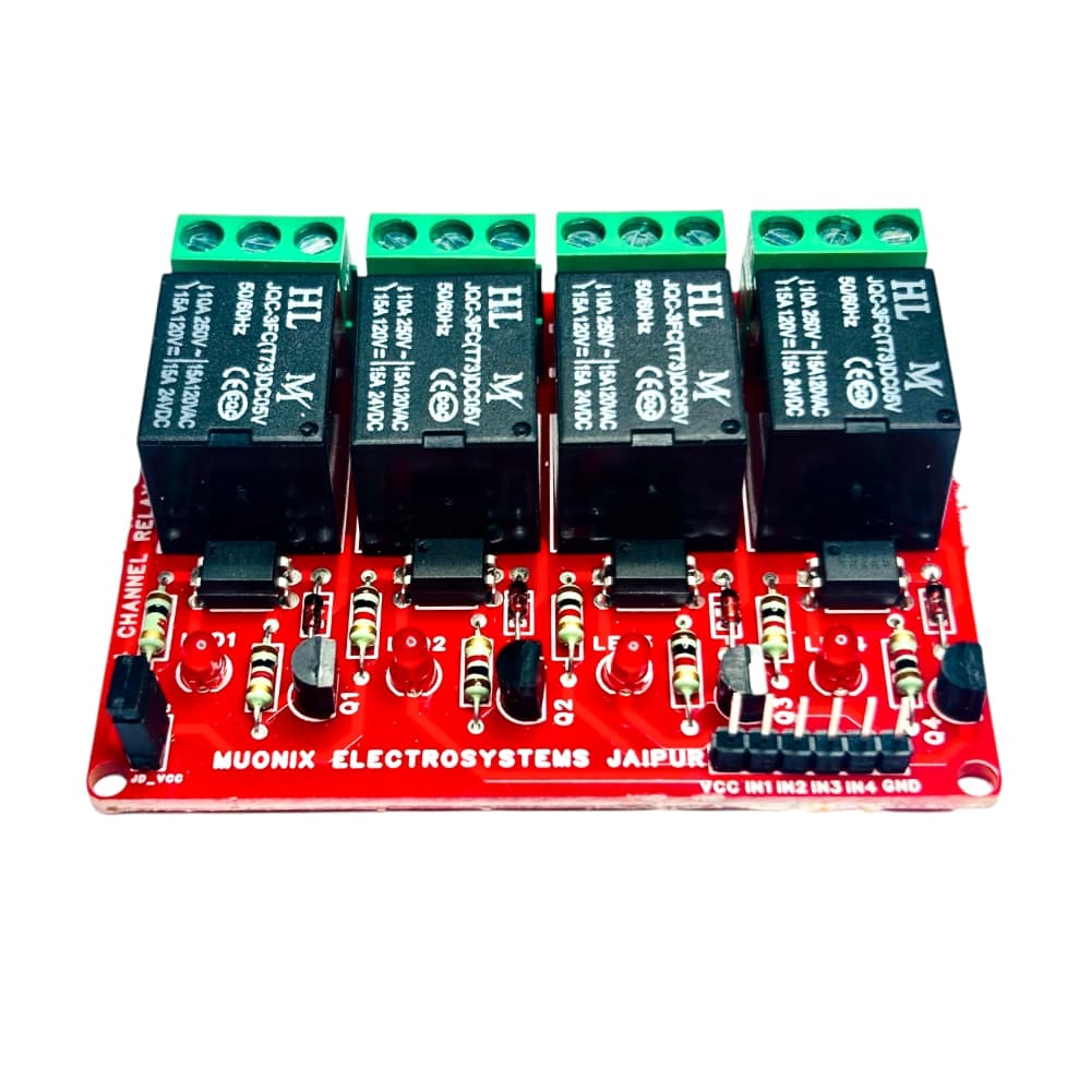 Muonix Relay Module 4ch 5v 10a (REL00004)