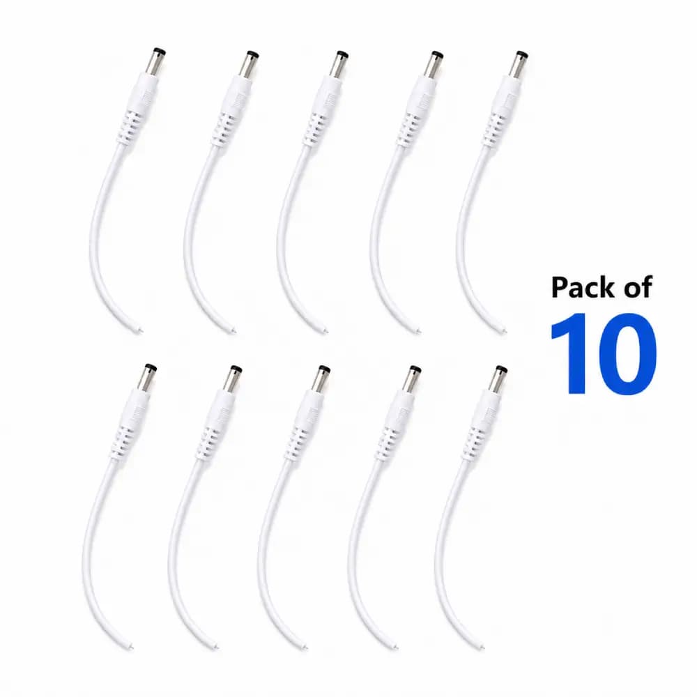 ERD DC Connector Wire 9 Inch Male