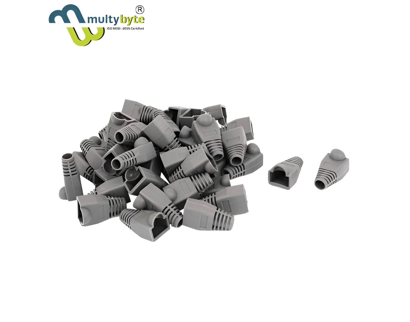 RJ45 Boot Cover Grey (Pack Of 100)