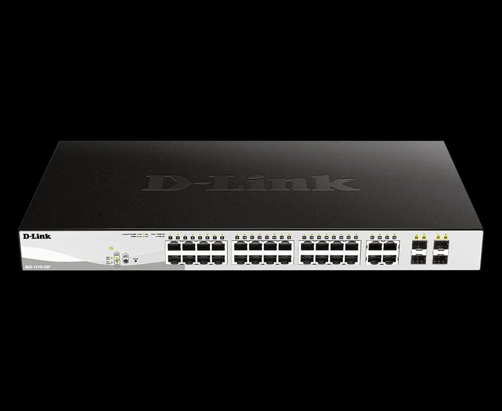 D-Link Poe Switch 28 Port Gigabit Smart Managed DGS-1210-28P