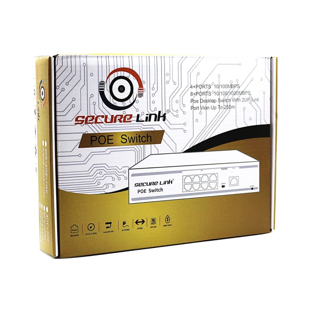 Securelink Poe Switch 16 Port (16 FE + 2 GE+ 1 SFP Port)