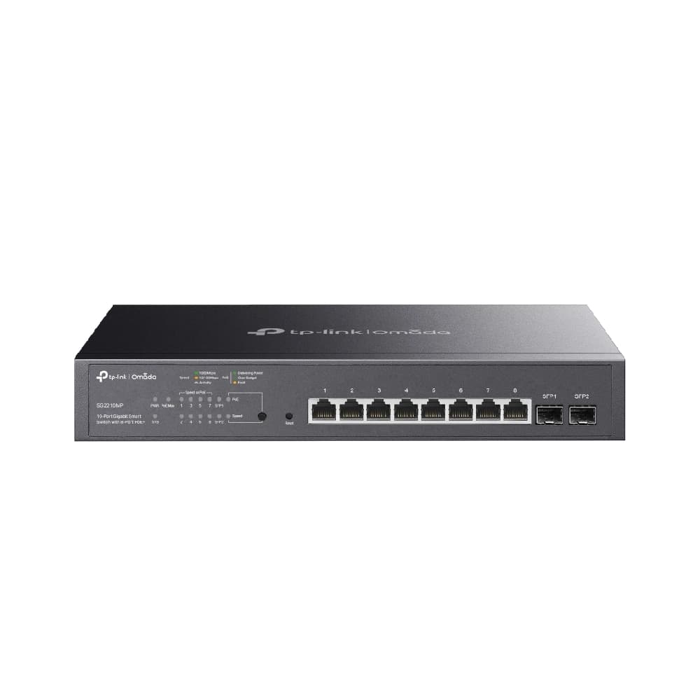 TP-Link SG2210MP PoE+ Switch 10 Port (8 GE + 2 GE SFP Port) 150W