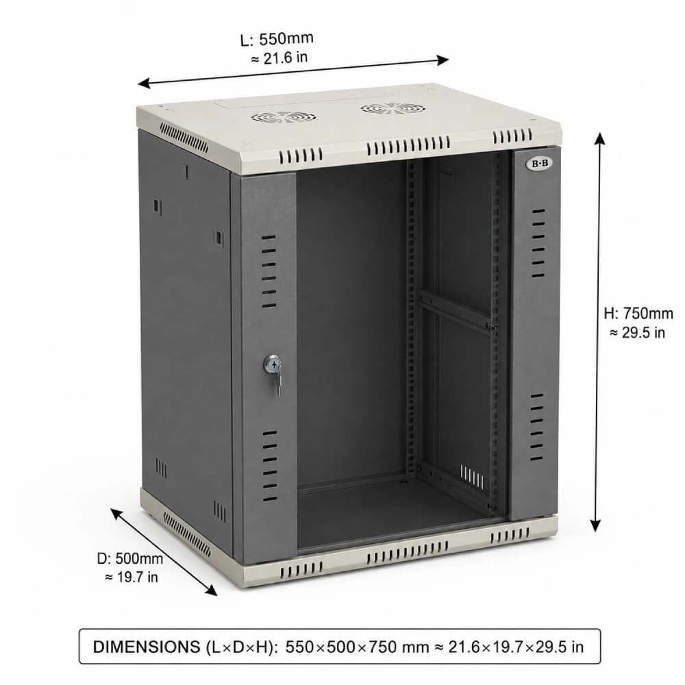 B & B Networking Rack 22U