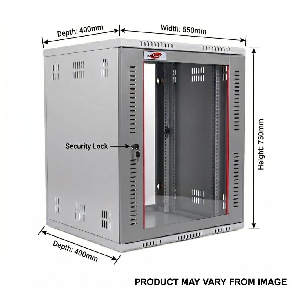 Comrack 15U 400MM 550×400×750mm (L×D×H)