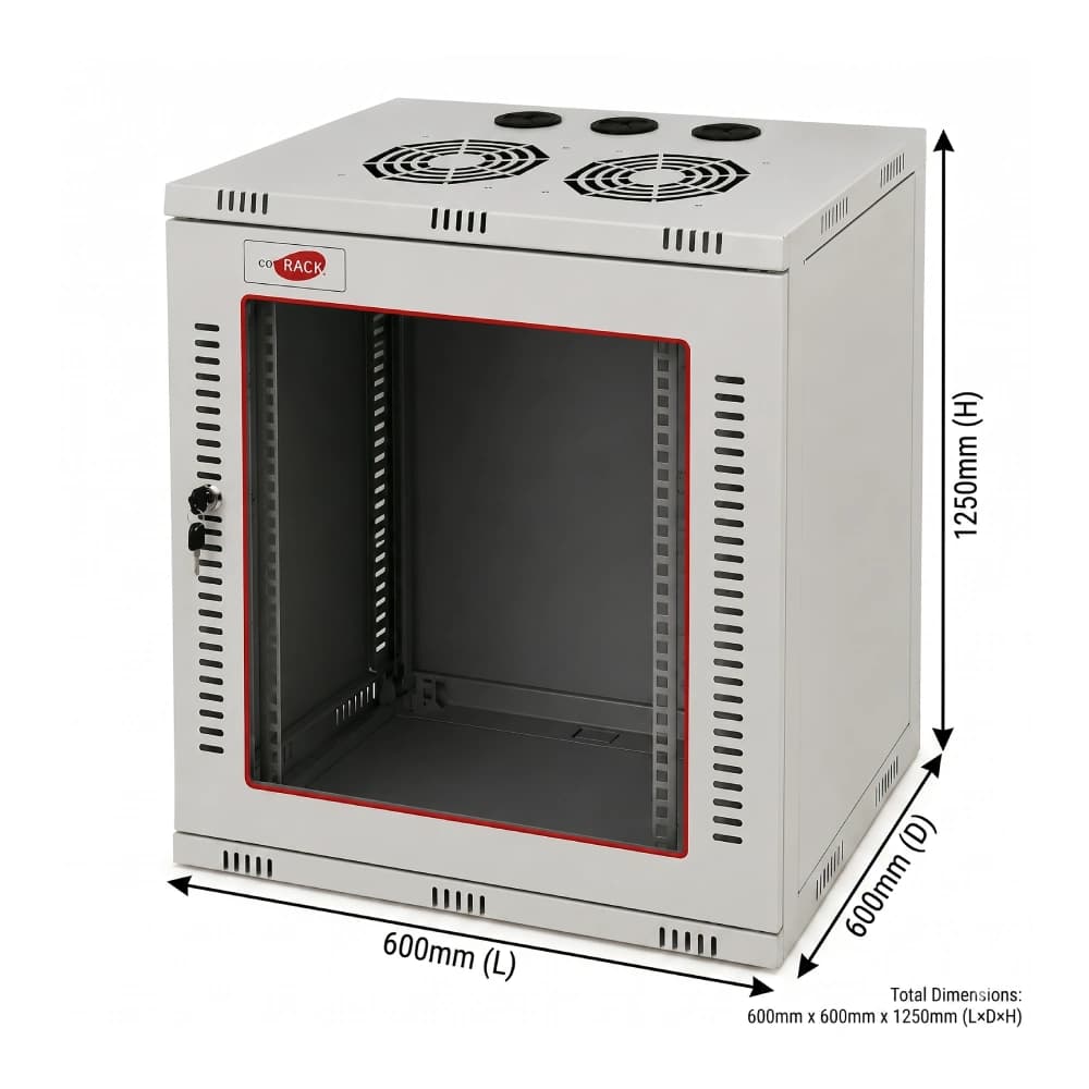 Comrack 27U 600mm (L×D×H) 600x600x1250 (L×D×H)