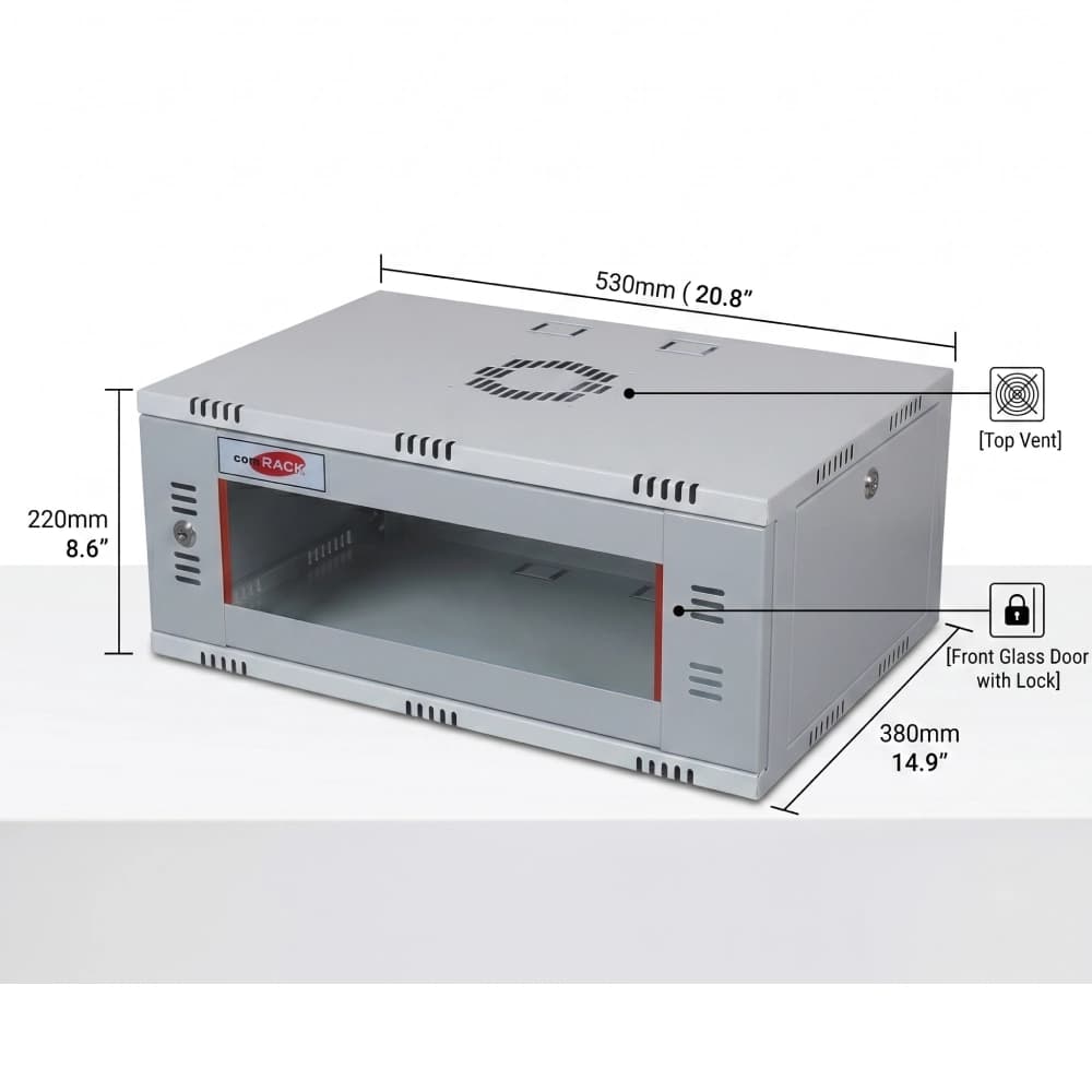 Comrack 4U 400mm 530×380×220mm (L×D×H)