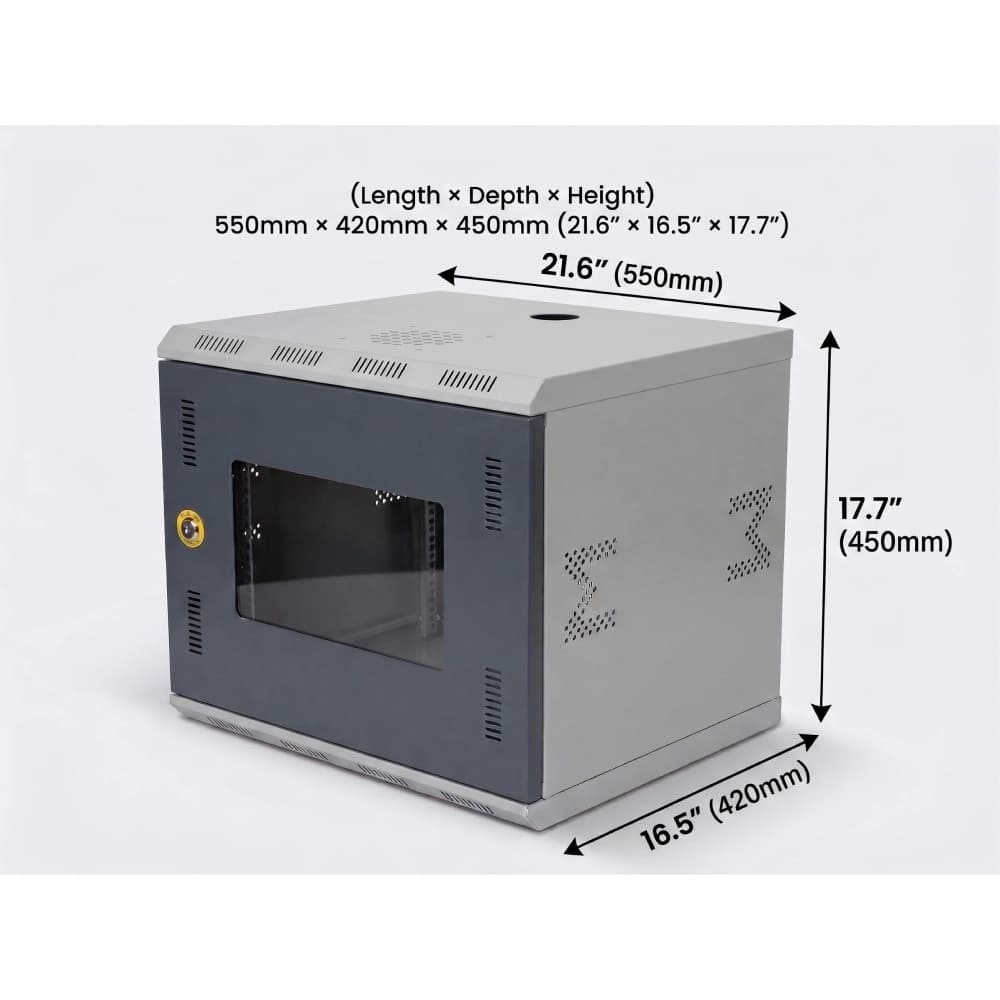 Securelink Networking Rack 9U 550×420×450mm (L×D×H)