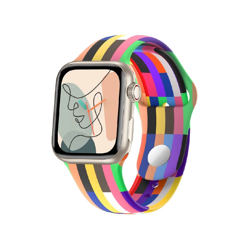 Urban Smart Watch 1.6" HD Metal Frame with BT Calling Aura (Rainbow)