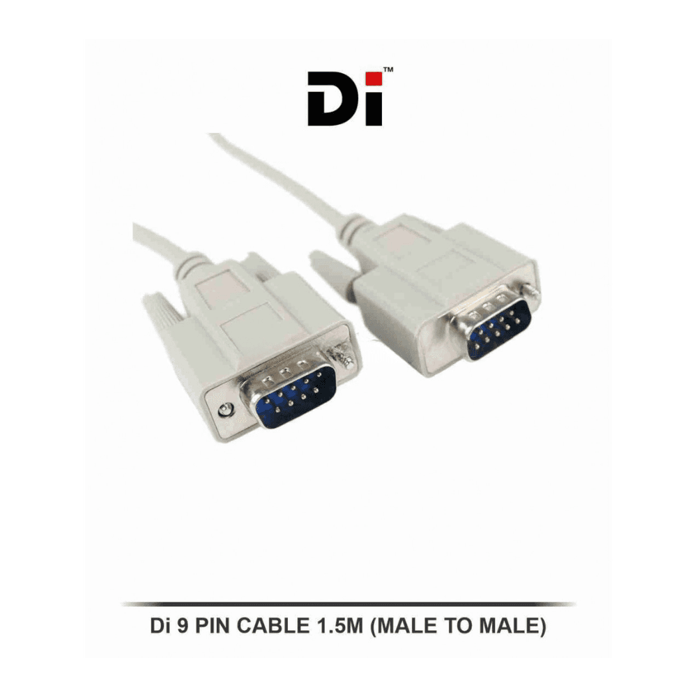 DI Serial to Serial 9 Pin Cable  (Male to Male) 1.5m
