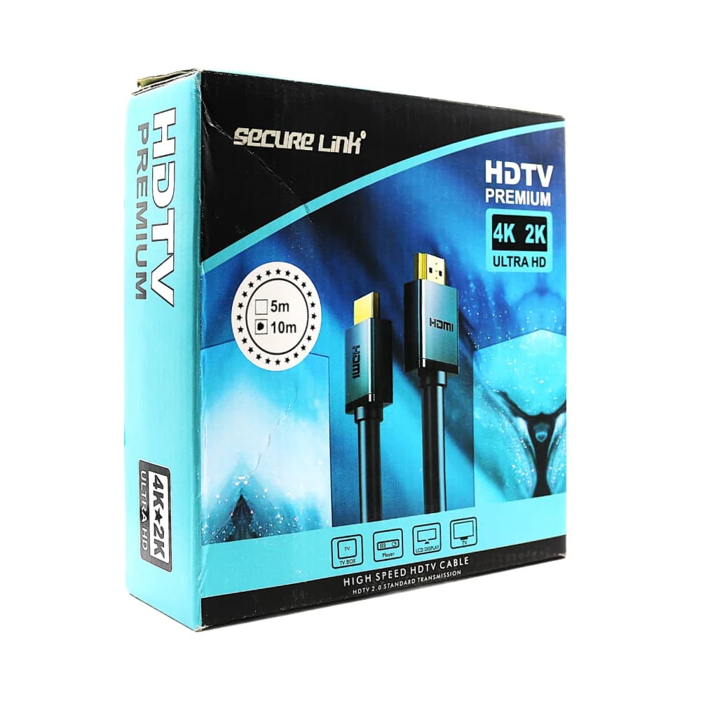 Securelink HDMI Cable 10m 4K 2.0V