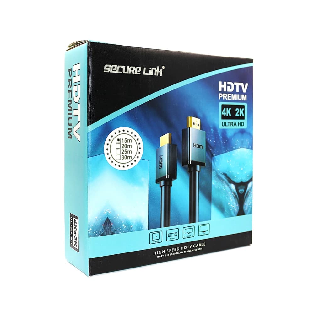 Securelink HDMI Cable 15m 4K 2.0V