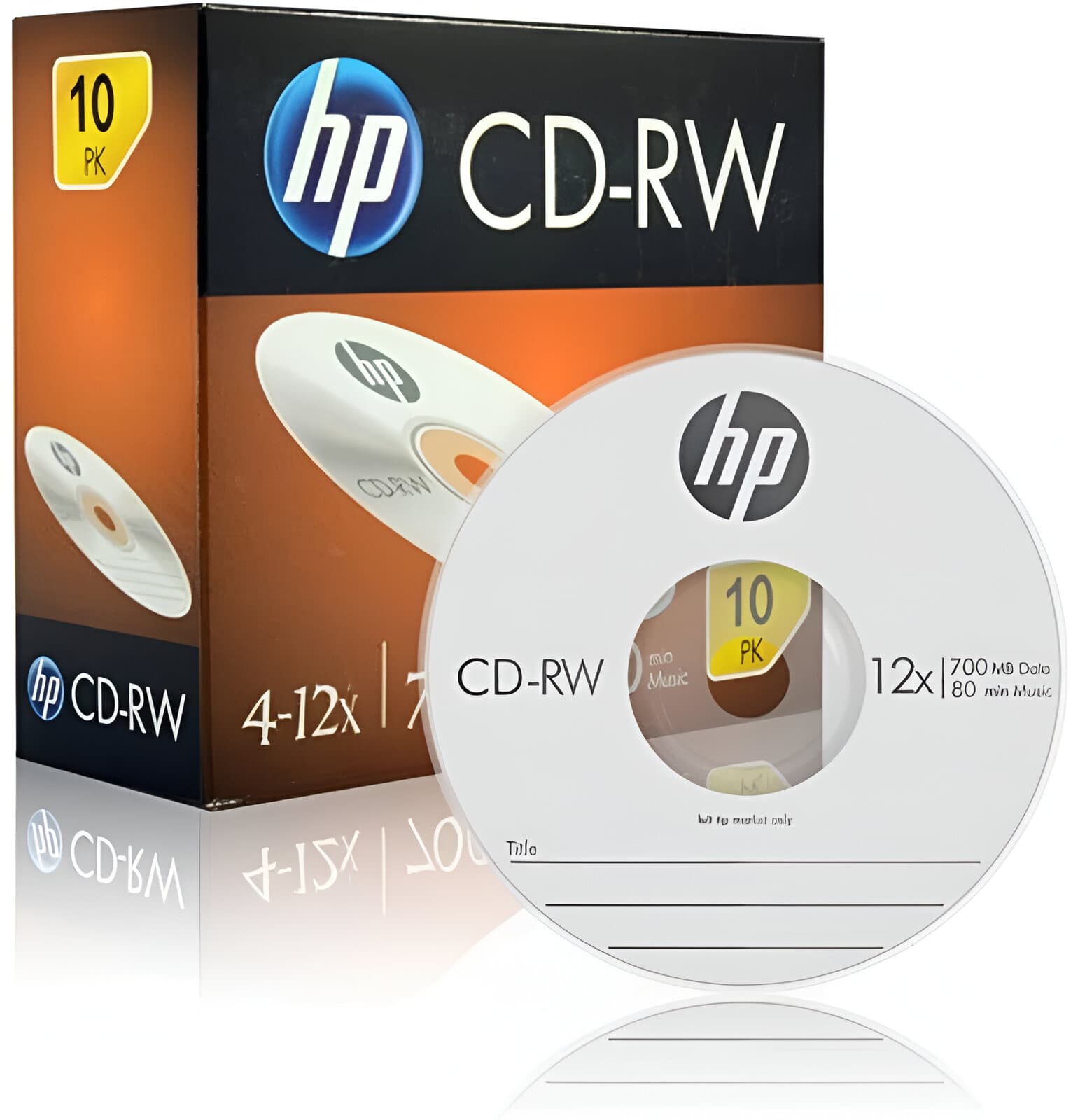 HP CD/RW Pack Of 10