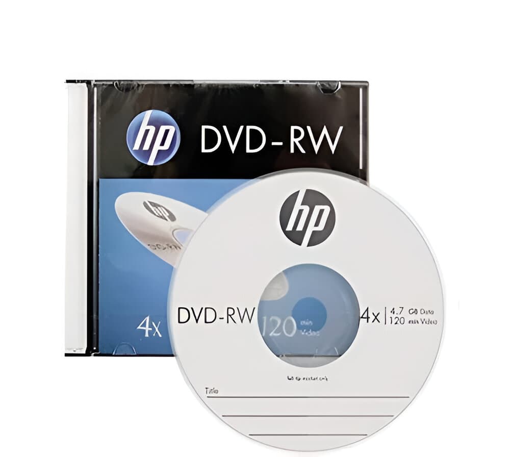 HP DVD/RW Pack Of 10 4X