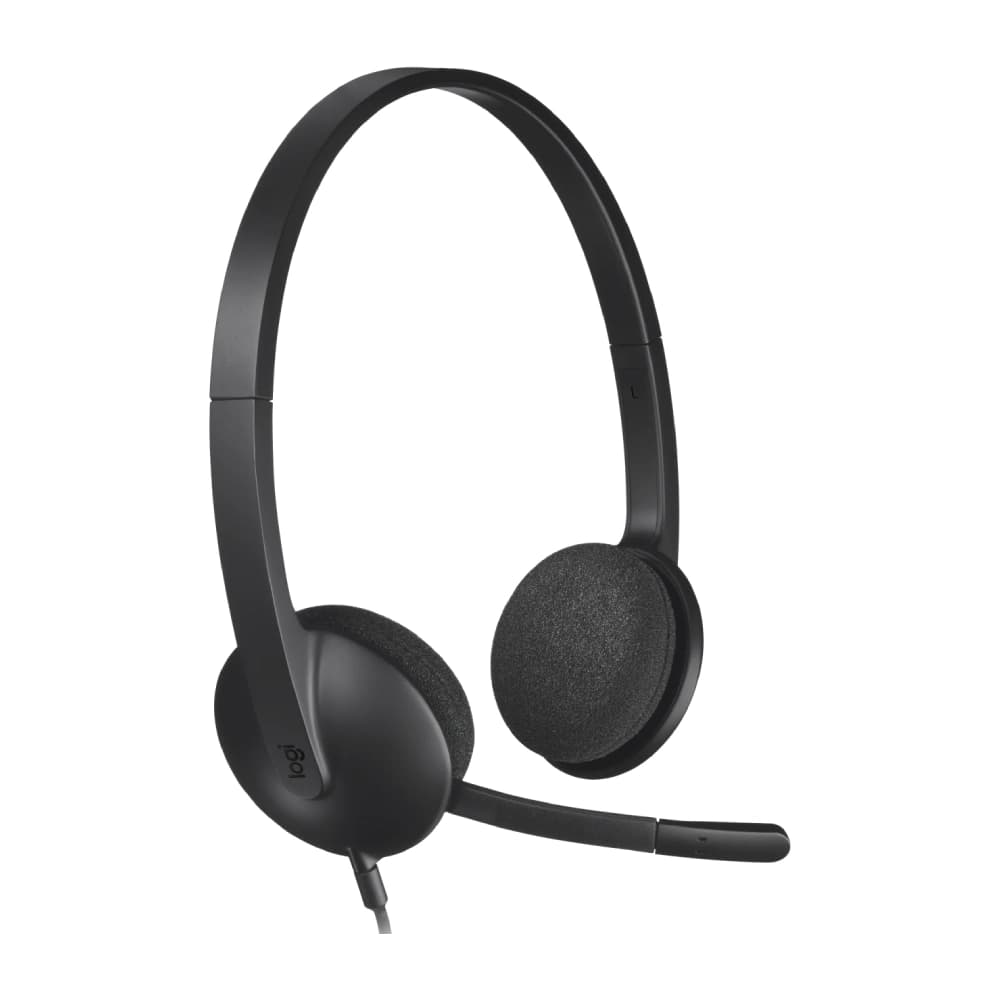 Logitech Wired Headphone USB H340 (Open Box)