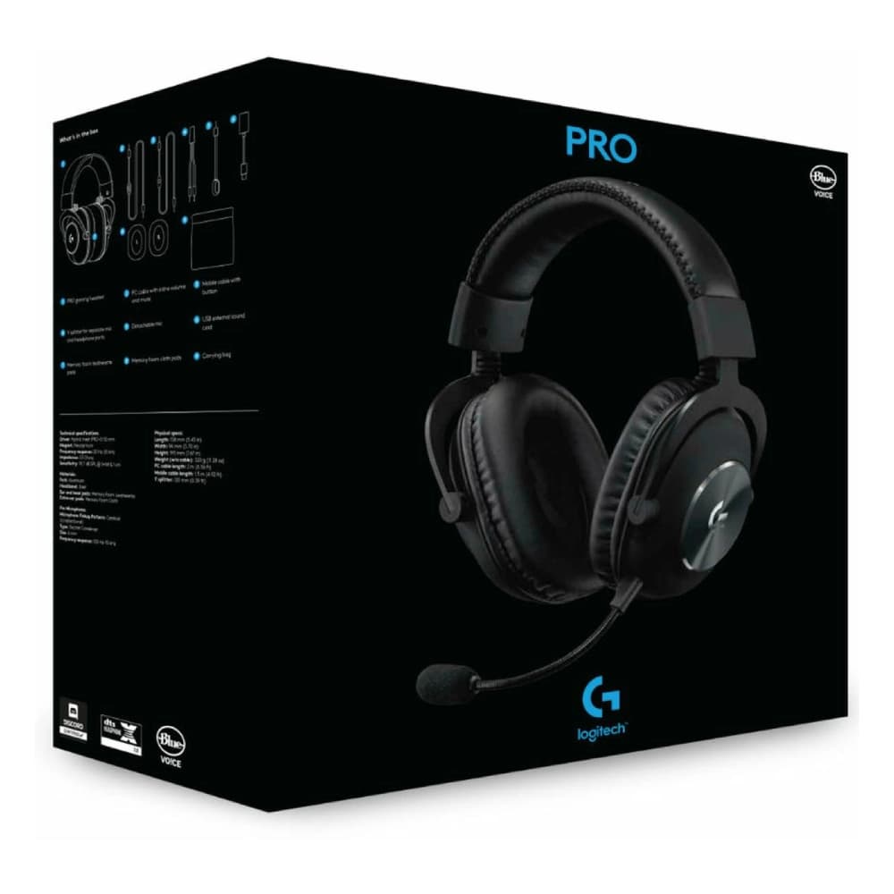Logitech USB Gaming Headphone 7.1 50 mm Audio Drivers PRO X