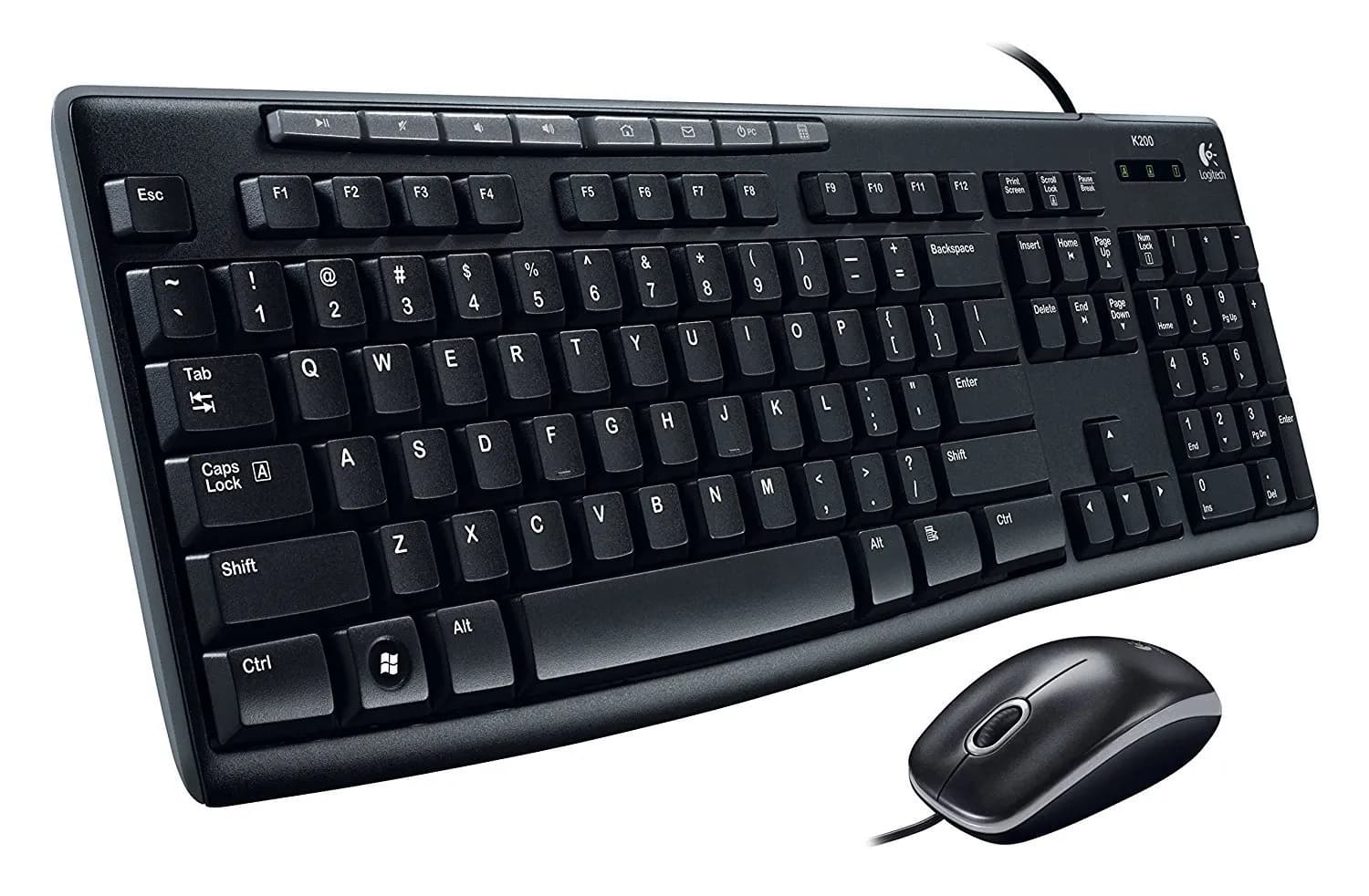 Logitech USB Keyboard Mouse Combo MK200