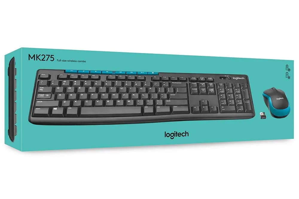 Logitech Wireless Keyboard Mouse Combo MK275
