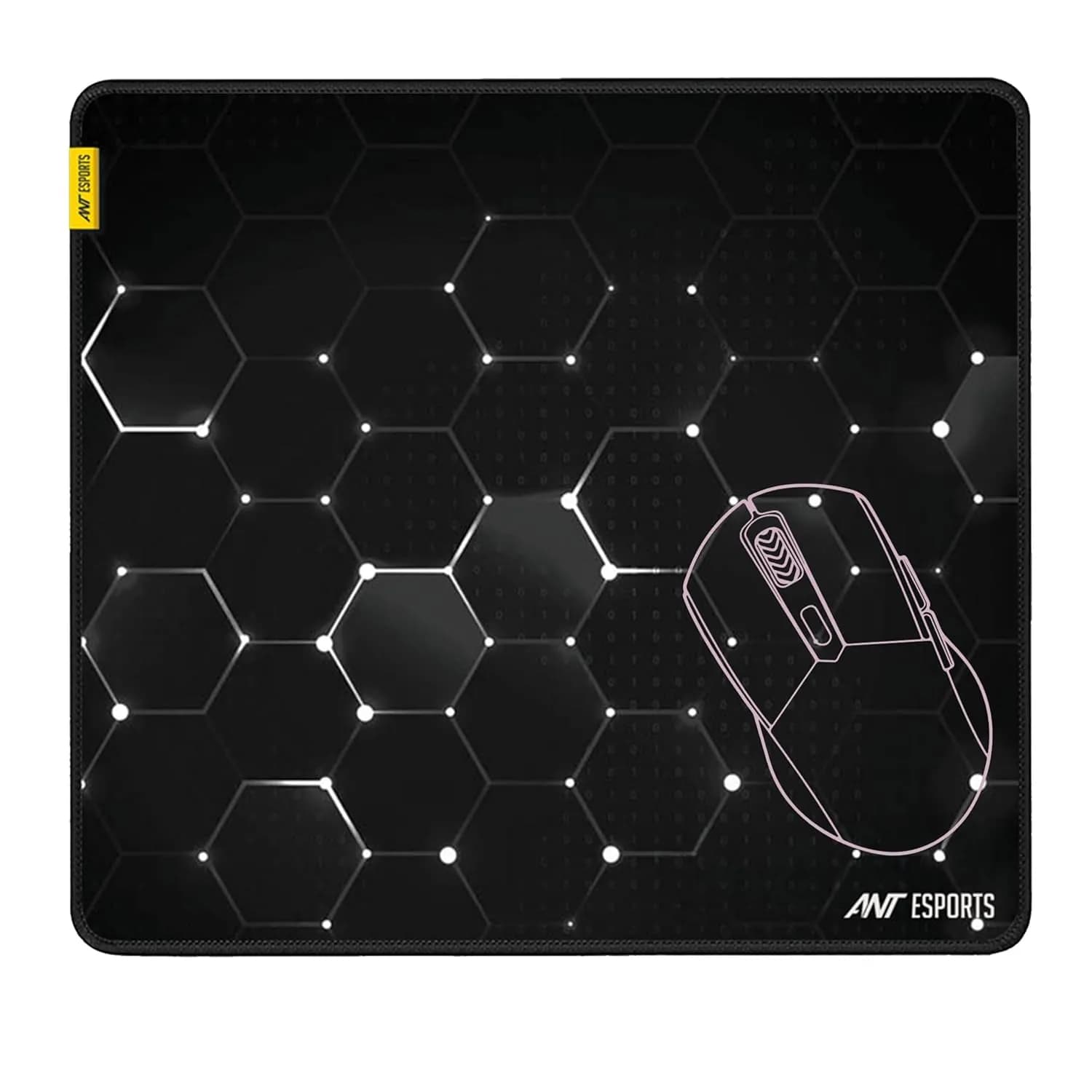 Ant Esports Hexa Mouse Pad 10" x 8" Anti-fray Stitching