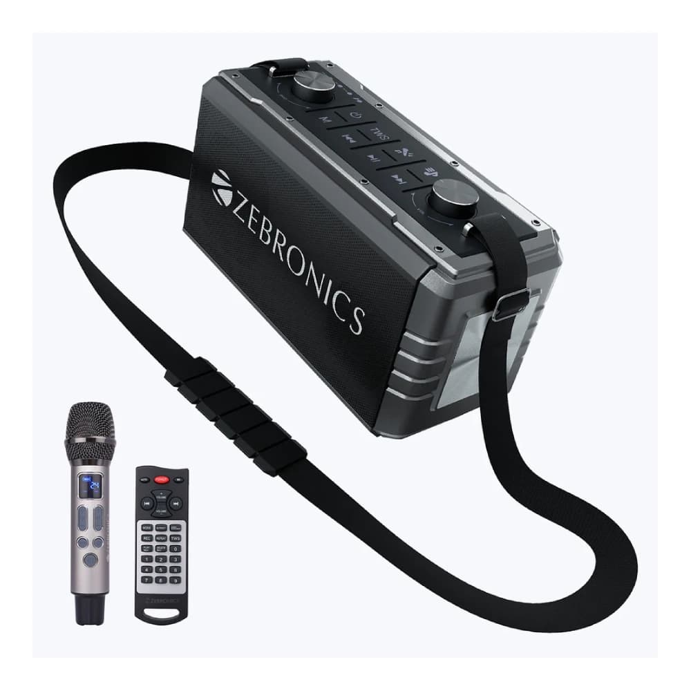 Zebronics Bluetooth Speaker with Mic 80w Music bomb 2