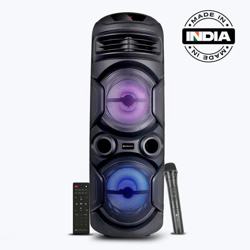 Zebronics Bluetooth Speaker Trolley with Mic | Remote Control 40w Thump 222