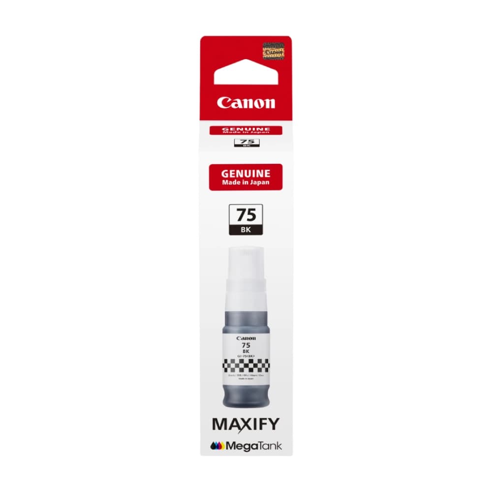Canon 75 Black Inkjet Ink Bottle 70ml