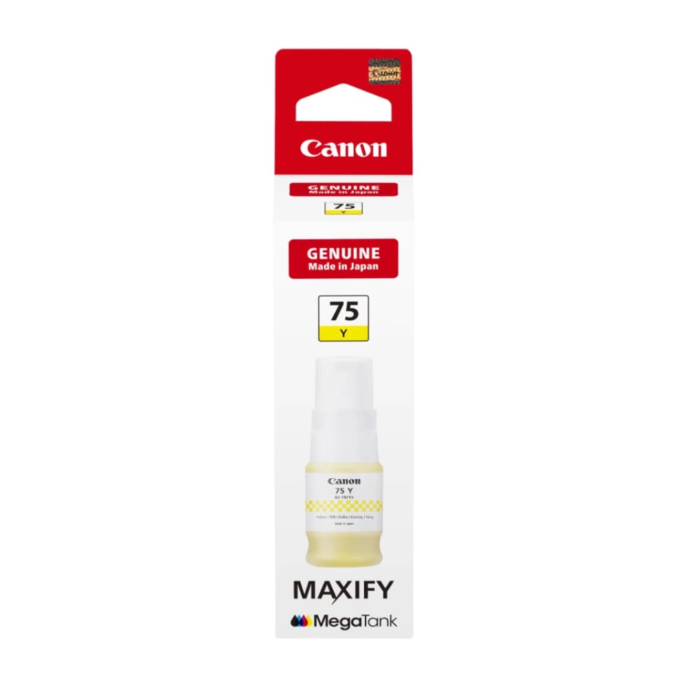 Canon 75 Yellow Inkjet Ink Bottle 40ml