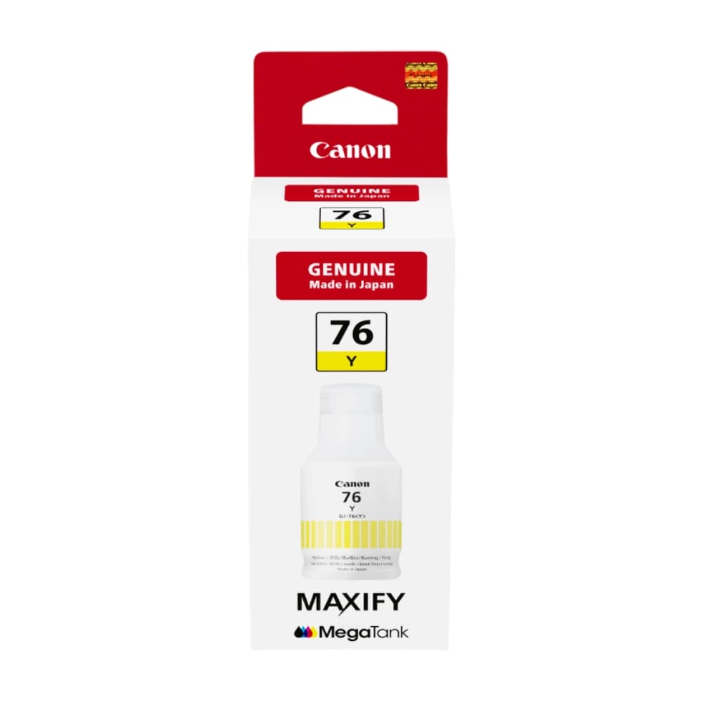 Canon 76 Yellow Inkjet Ink Bottle 135ml