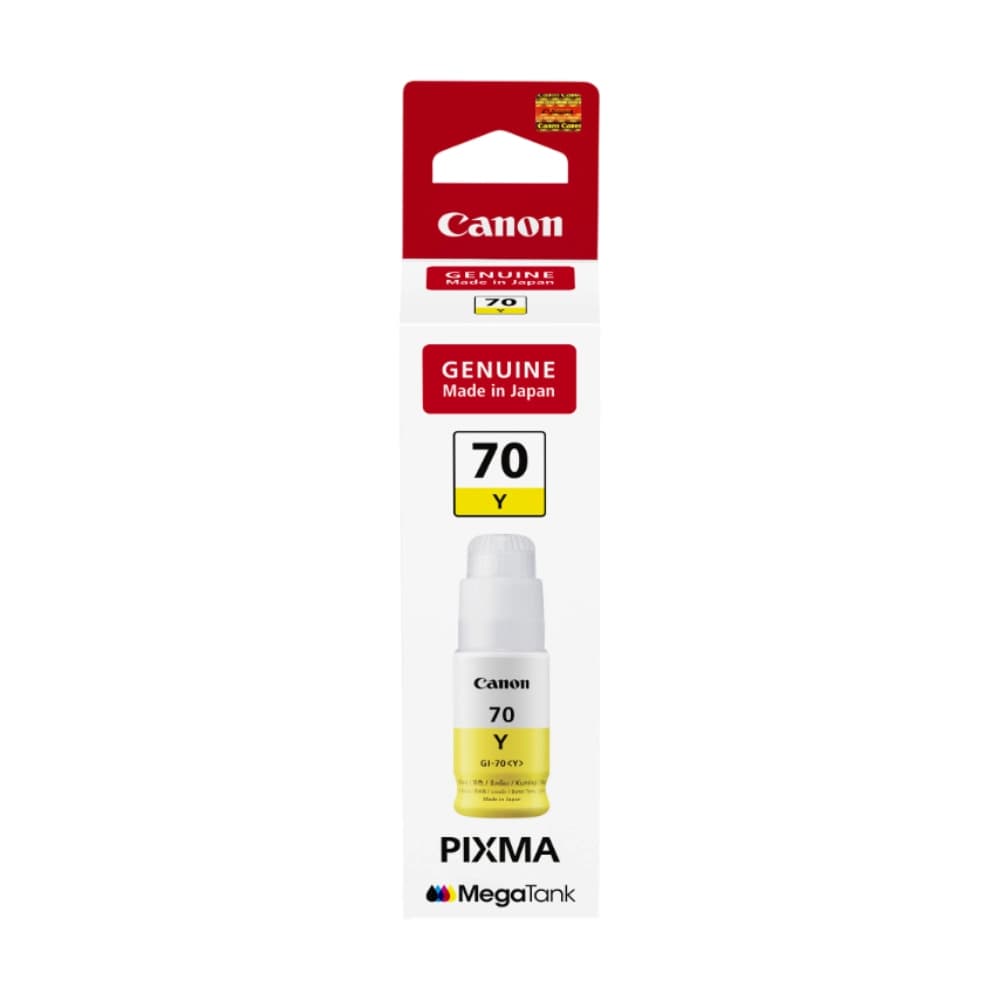 Canon 70 Yellow Inkjet Ink Bottle 70ml