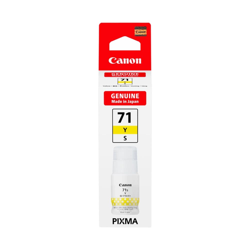 Canon 71S Yellow Inkjet Ink Bottle Small 40ml