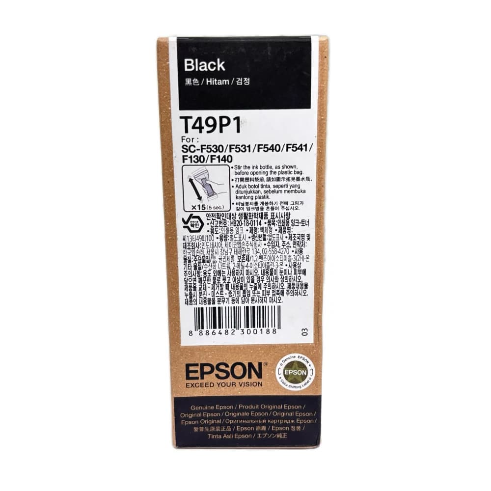 EPSON INK BOTTLE T49P-1 BLACK 140ml