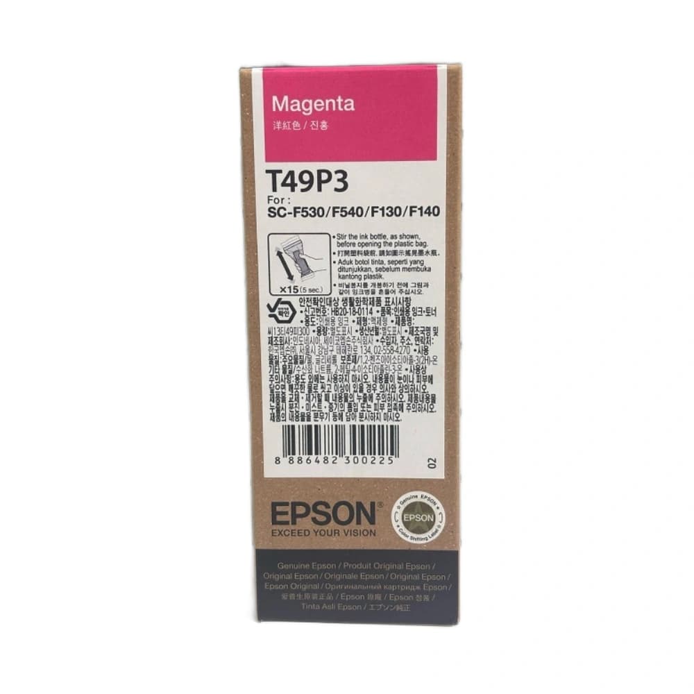 EPSON INK BOTTLE T49P-3 MAGENTA 140ml