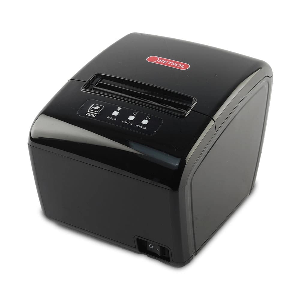 Retsol RTP-82UE Thermal Receipt Printer Black | White