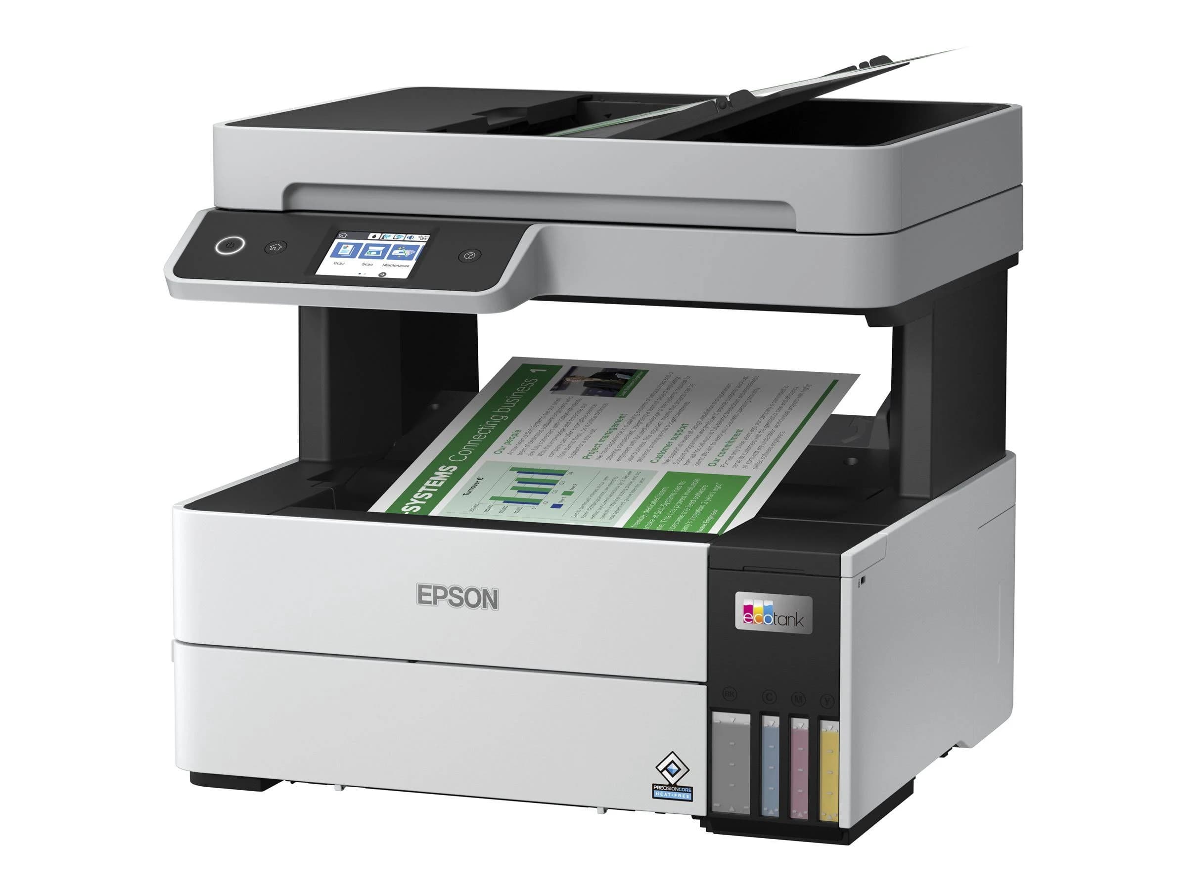 Epson Ink Tank Color Printer L6460 A4 Multi Function with WiFi | Duplex | ADF (4 Colour)