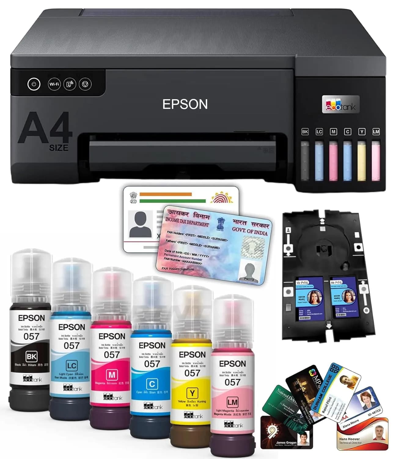 Epson Ink Tank Color Photo Printer L8050 A4 Single Function with WiFi (PVC CARD) 6 Color