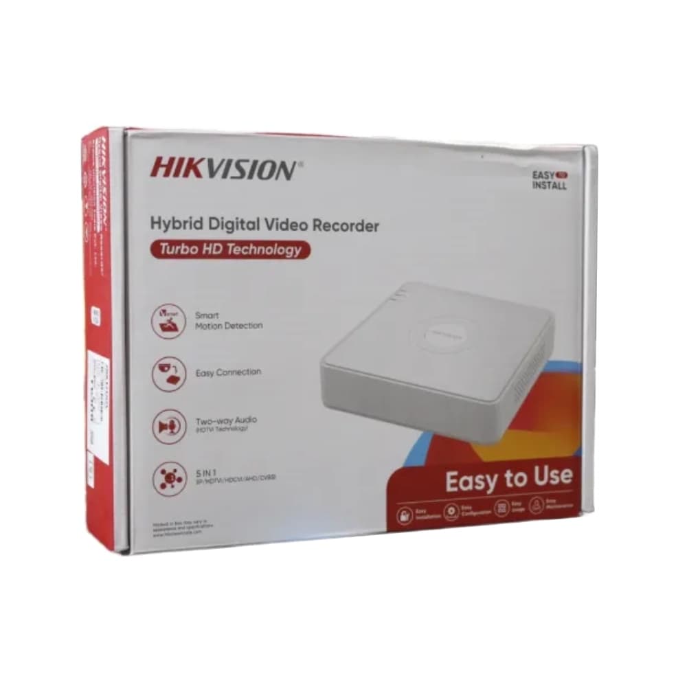 Hikvision DVR Hybrid 8ch 1 SATA H.265 Pro+ (7108HQHI-M1/T)