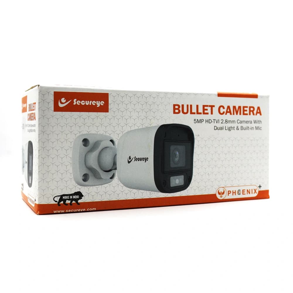 Secureye HD Bullet Camera 5MP Phoenix 2.8mm Hybrid with Mic