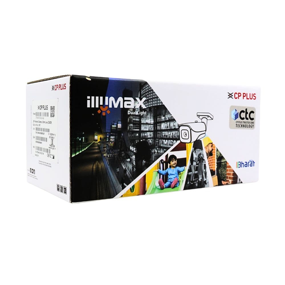 CP-Plus HD Bullet Camera 5MP Illumax Hybrid 3.6mm With Audio (TC51PL3C-L)