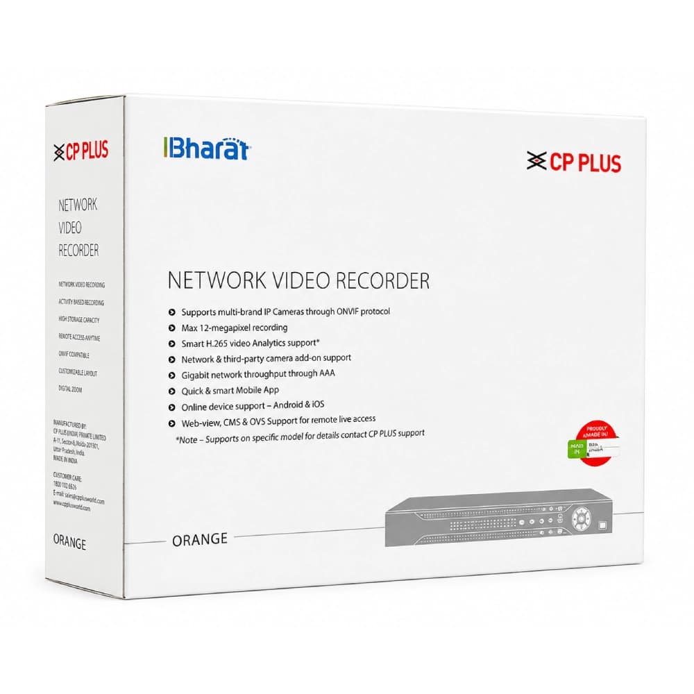 CP-Plus 16ch 2 SATA H.265 4K NVR (4K2162-V3)