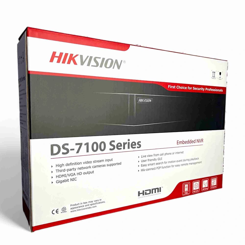 Hikvision 4ch 1 SATA H.265+ NVR (7104NI-Q1/M)